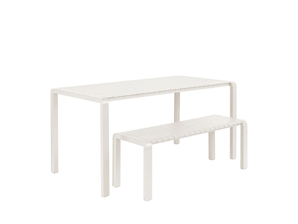 VONDEL - Table de jardin en aluminium Argile