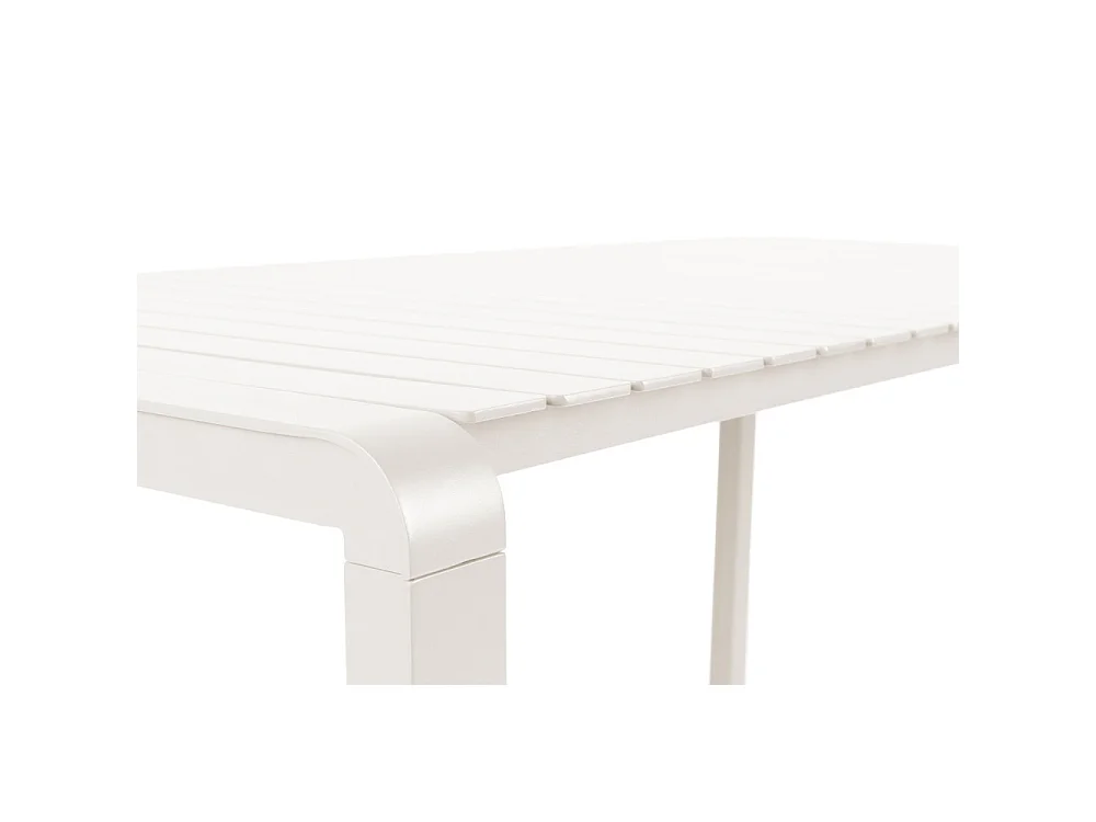 VONDEL - Table de jardin en aluminium Argile