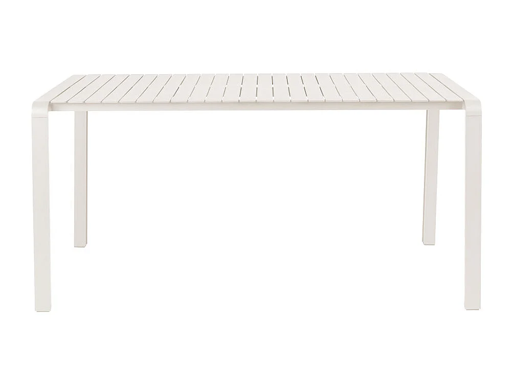 VONDEL - Table à manger de jardin en métal 168x87cm