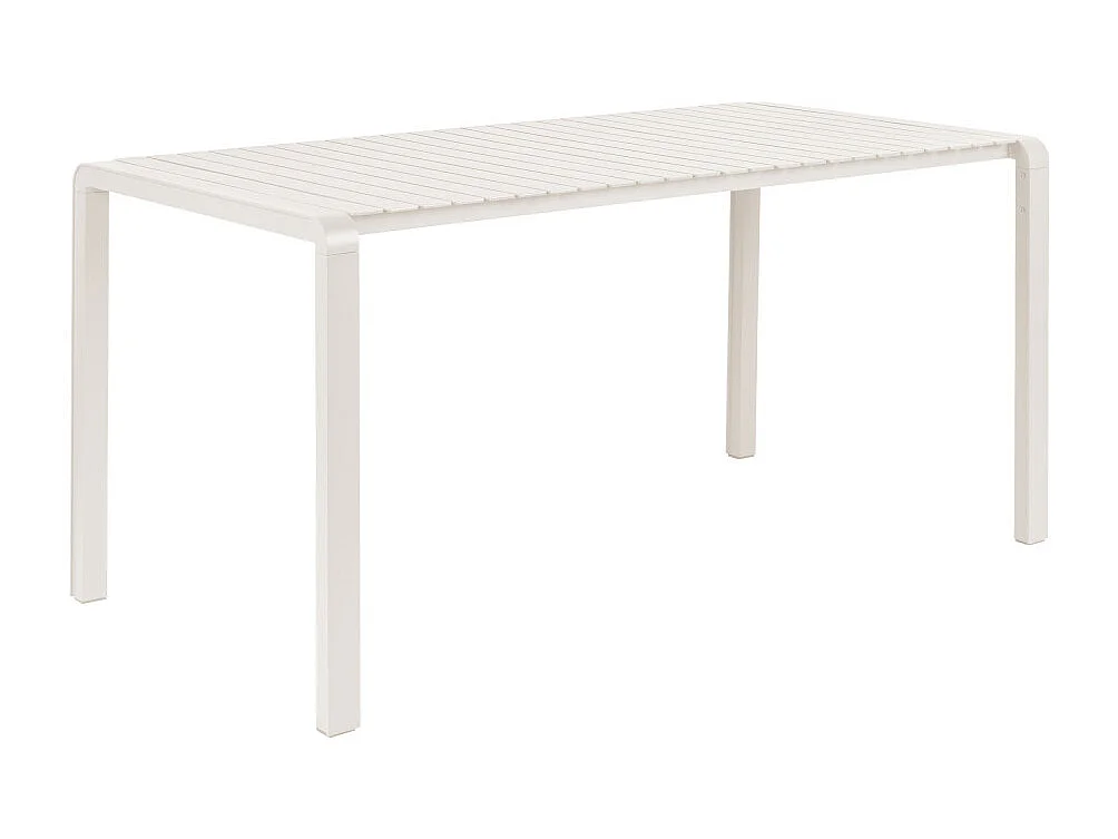 VONDEL - Table à manger de jardin en métal 168x87cm
