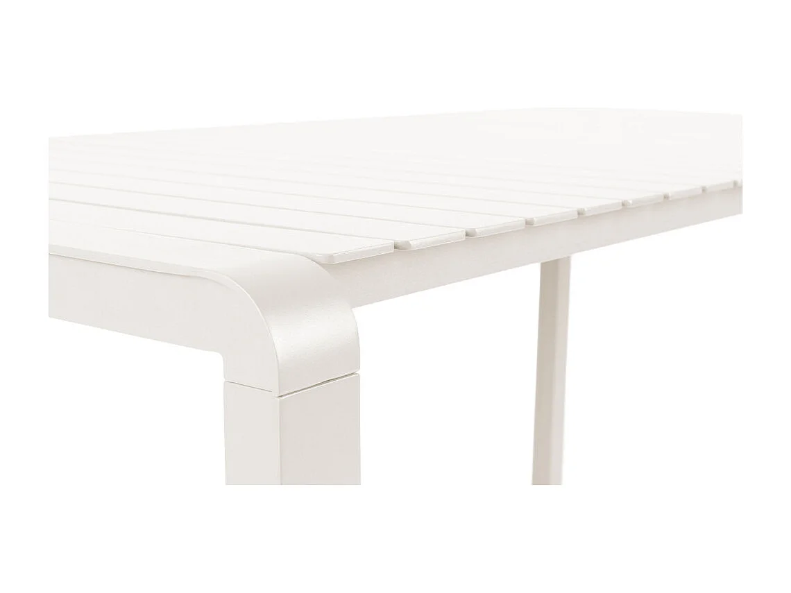 VONDEL - Table à manger de jardin en métal 168x87cm