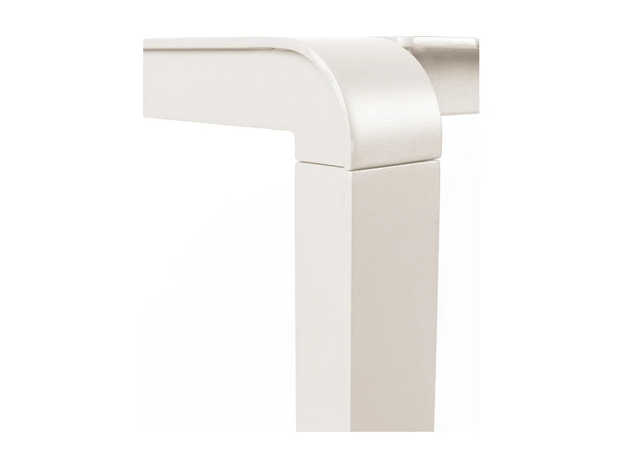 VONDEL - Table à manger de jardin en métal 168x87cm