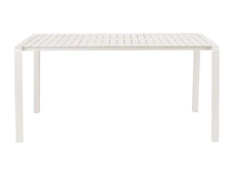 VONDEL - Table à manger de jardin en métal 168x87cm