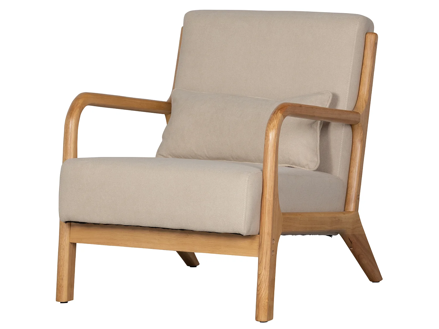 Fauteuil en tissu tissé MARK