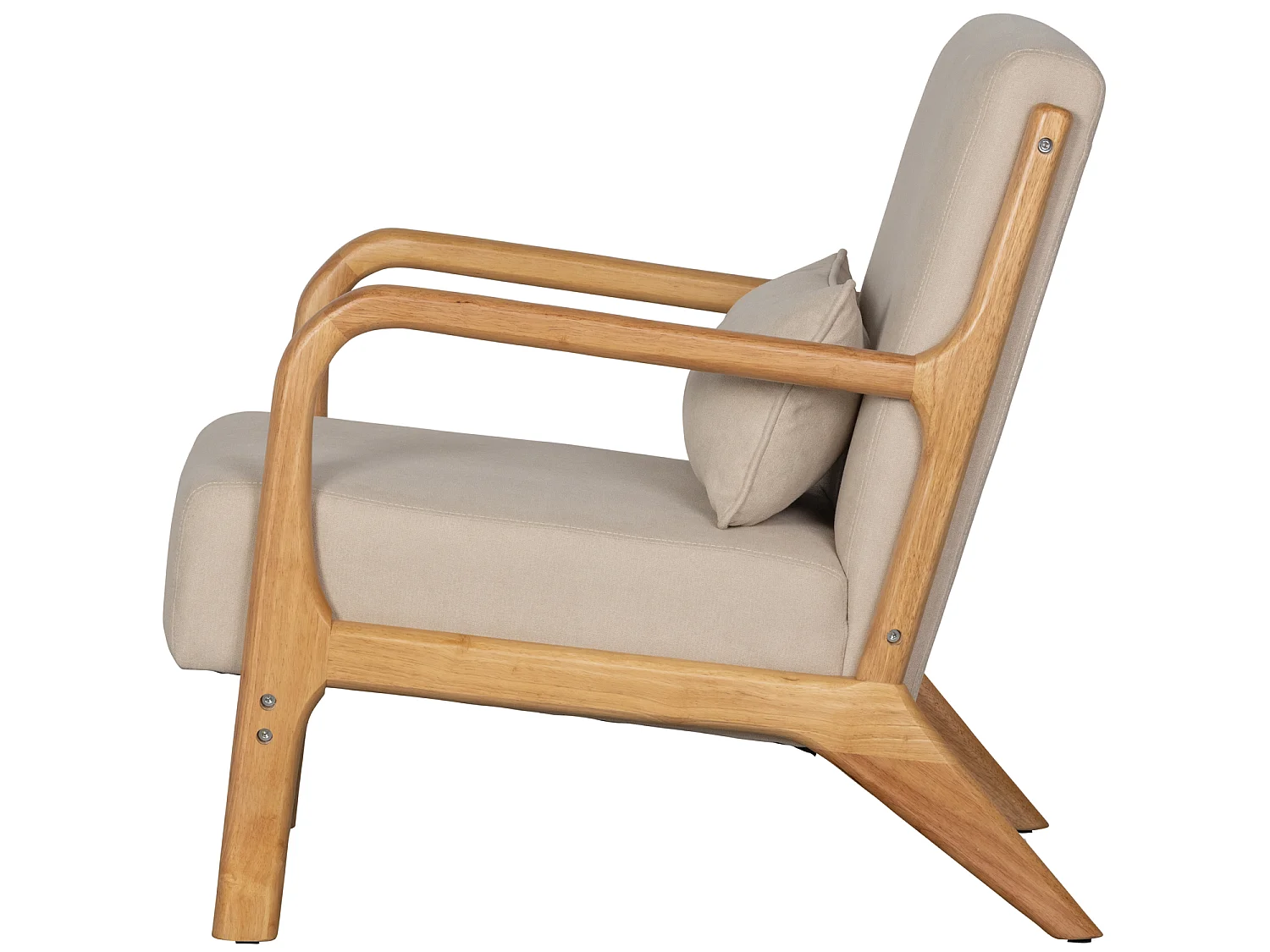 Fauteuil en tissu tissé MARK
