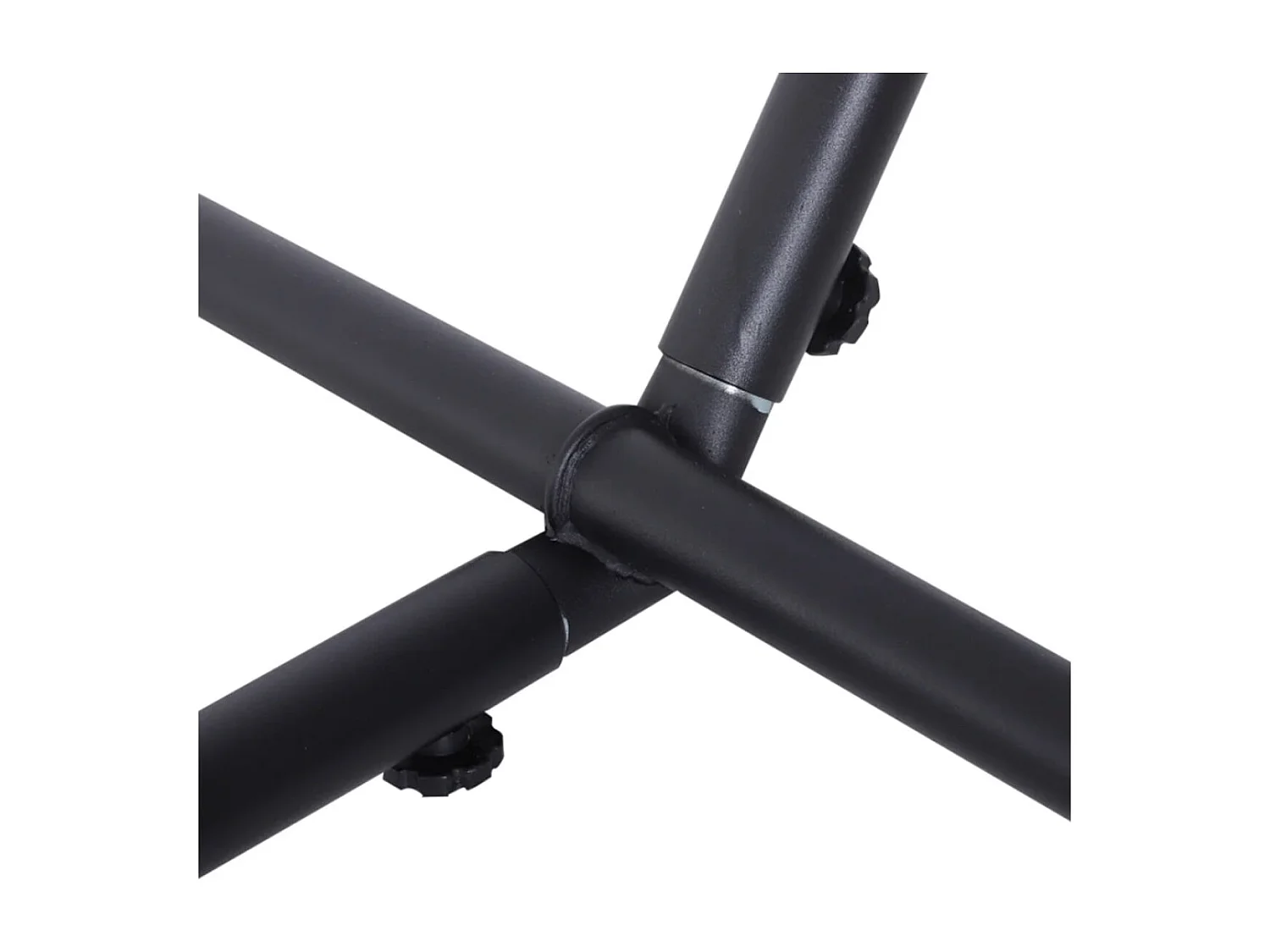 Suporte Ajustável para Camas de Rede 280x120x110 cm - Cor Preto