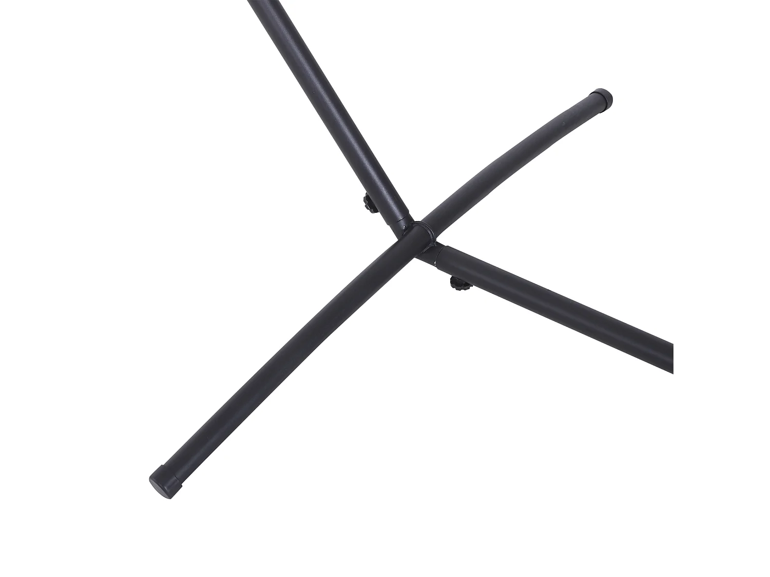 Soporte ajustable para hamaca negro 280x120x110cm Outsunny