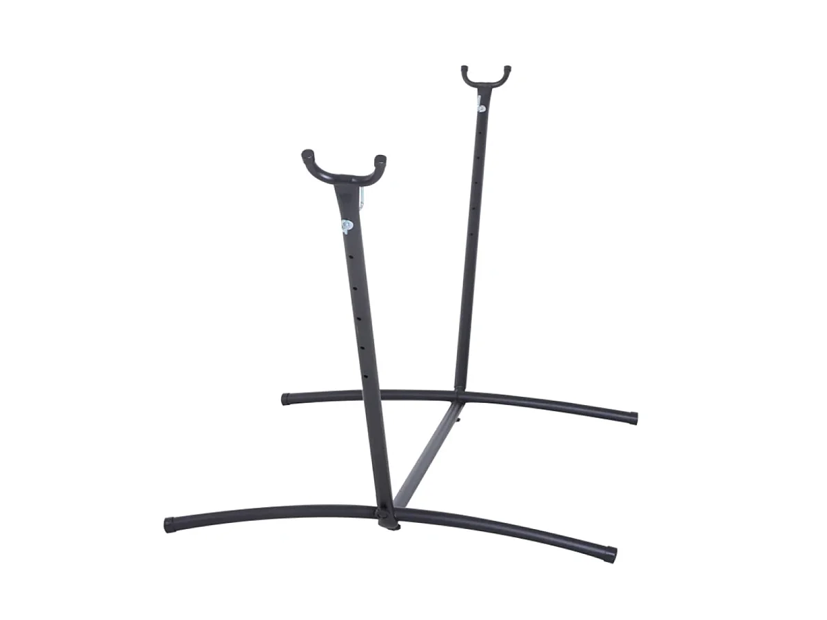 Soporte ajustable para hamaca negro 280x120x110cm Outsunny