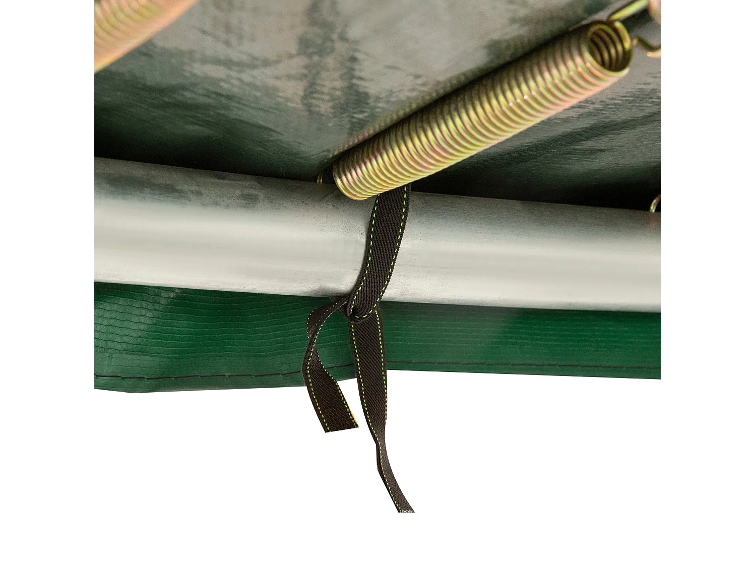 Cojín borde para cama elástica verde 366x366 cm HOMCOM