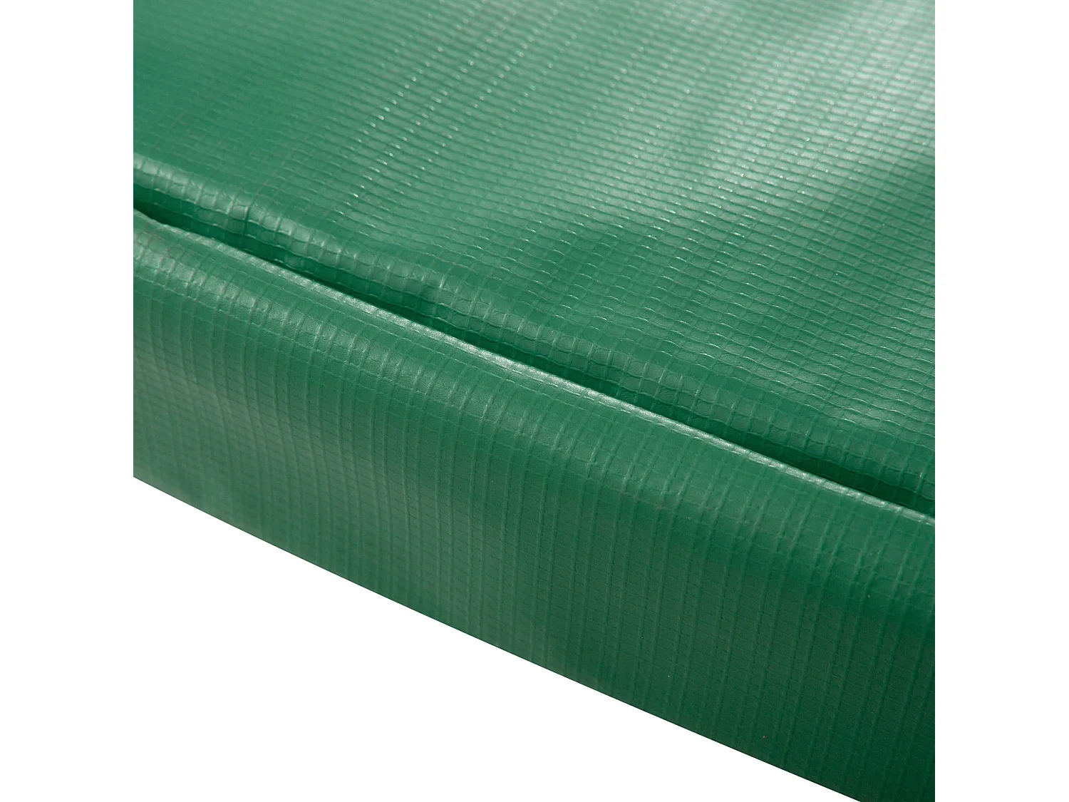 Cojín borde para cama elástica verde 366x366 cm HOMCOM