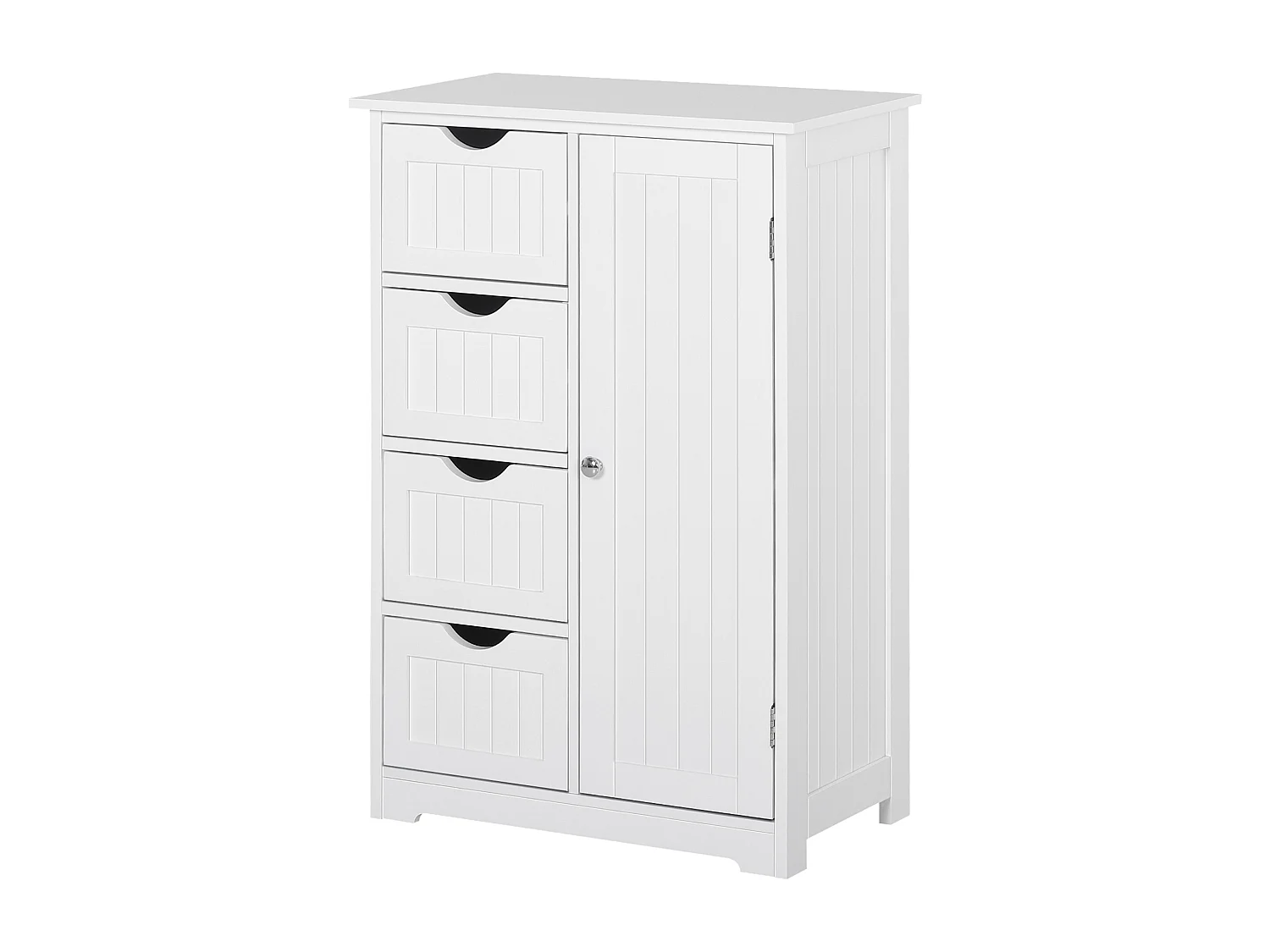 Armario de baño blanco 56x30x83cm kleankin