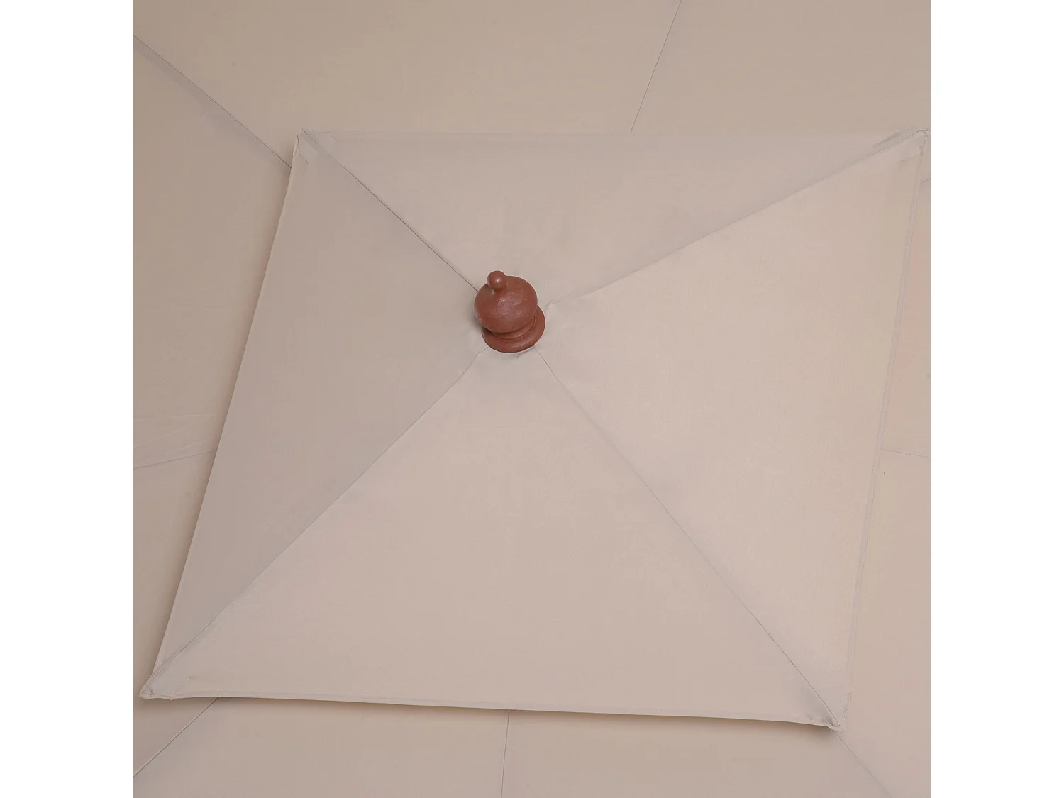 Sombrilla de jardín beige 300x300x297 cm Outsunny