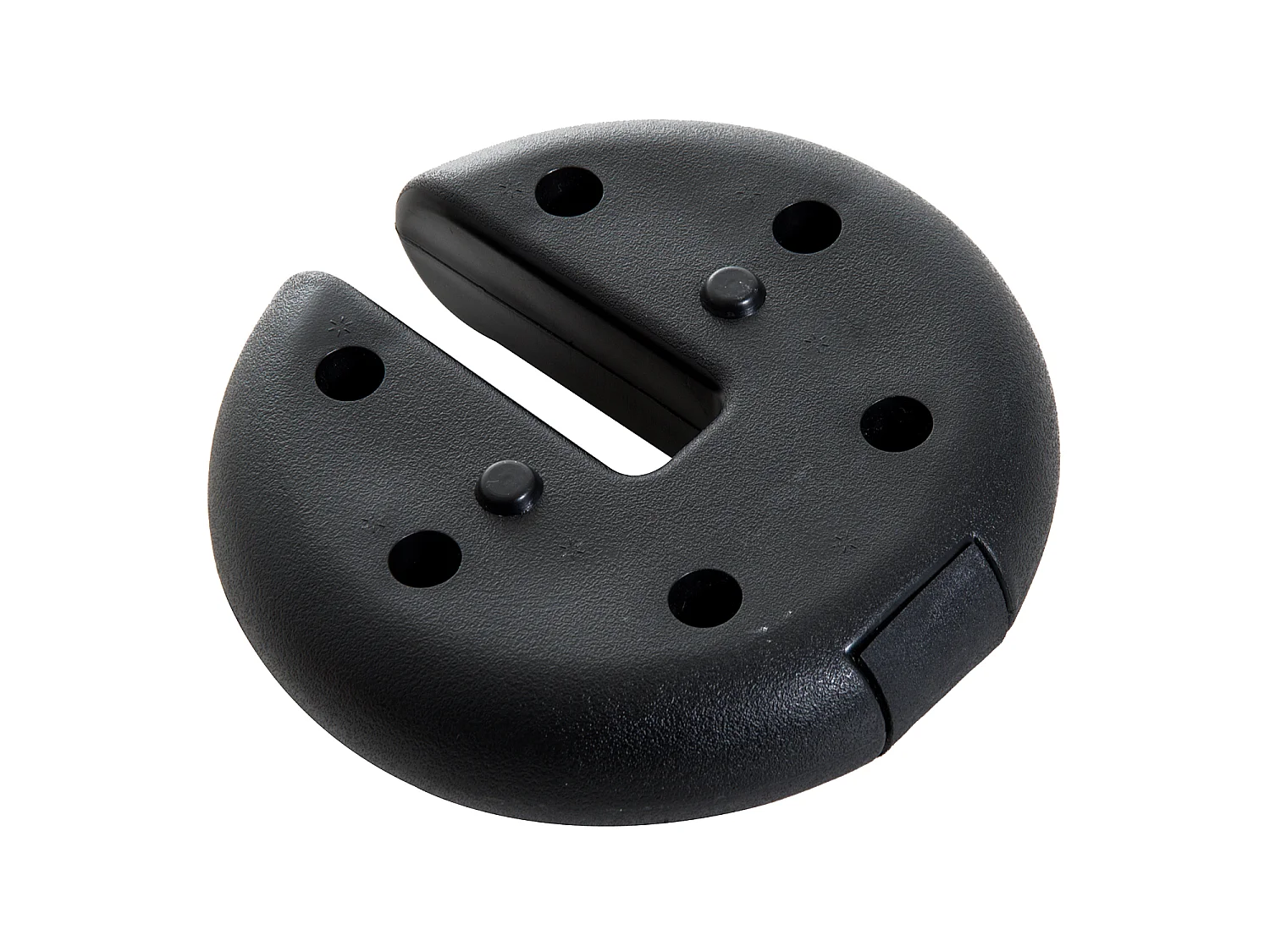 Peso de gazebo negro 20x20x4.5 cm Outsunny