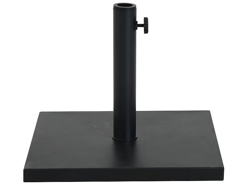 Soporte para parasol negro 40x40x43 cm Outsunny