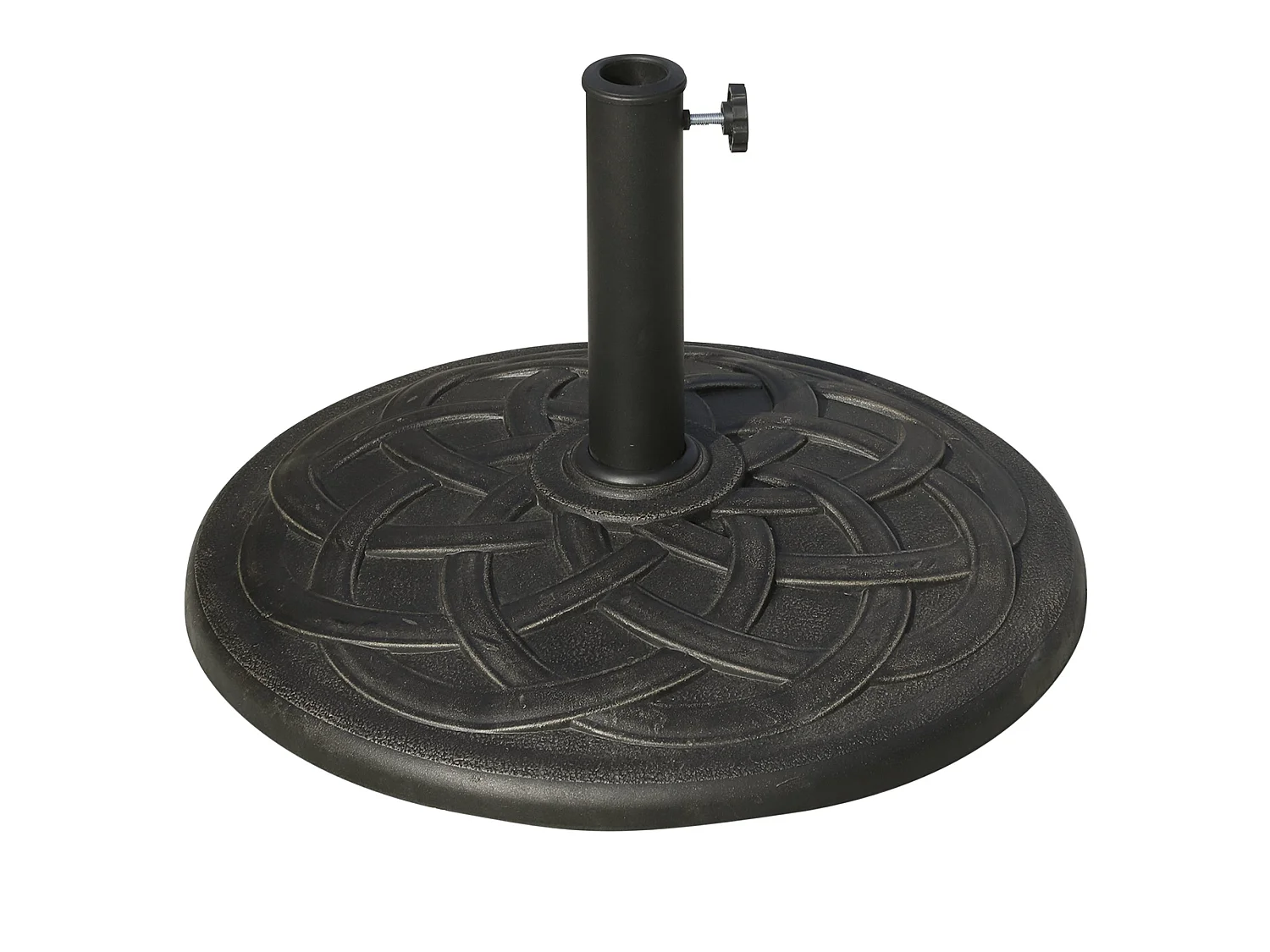 Base de sombrilla bronce 54.5x54.5x34 cm Outsunny