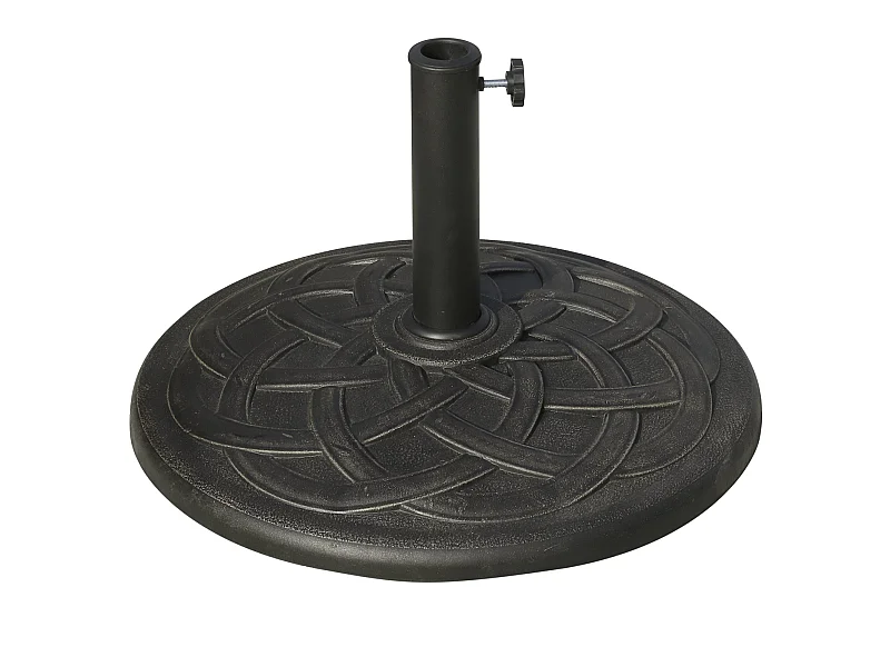 Base de sombrilla bronce 54.5x54.5x34 cm Outsunny