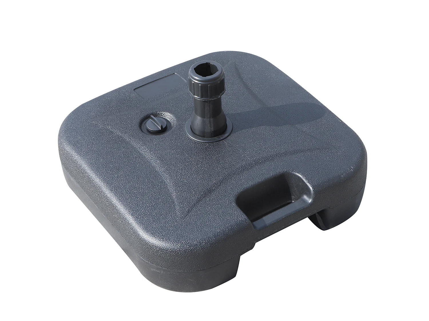 Base de sombrilla negro 46x45x26 cm Outsunny