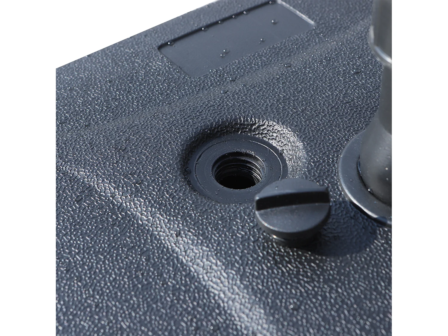 Base de sombrilla negro 46x45x26 cm Outsunny