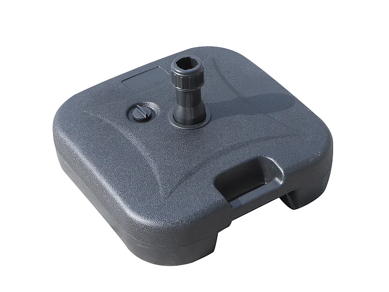 Base de sombrilla negro 46x45x26 cm Outsunny