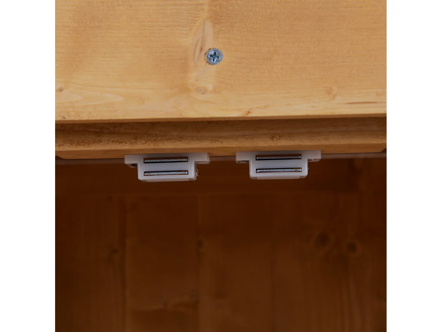 Cobertizo de madera madera natural 74x43x88cm Outsunny