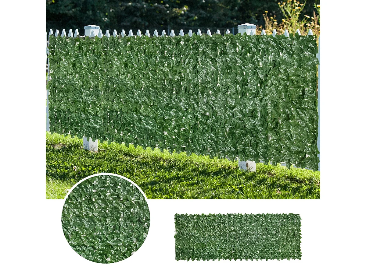 Artificial en rollo verde 300x100 cm Outsunny