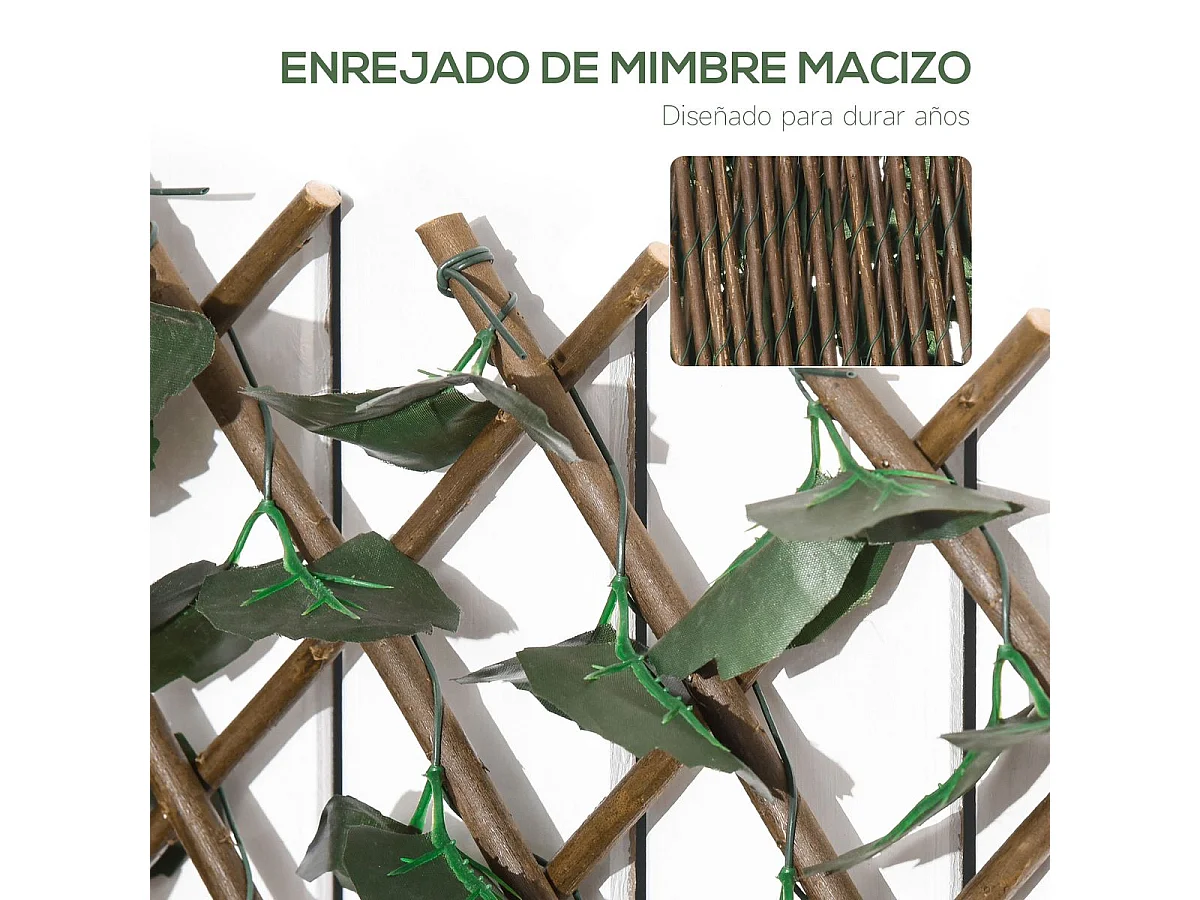 Artificial en rollo verde 295x70x2 cm Outsunny