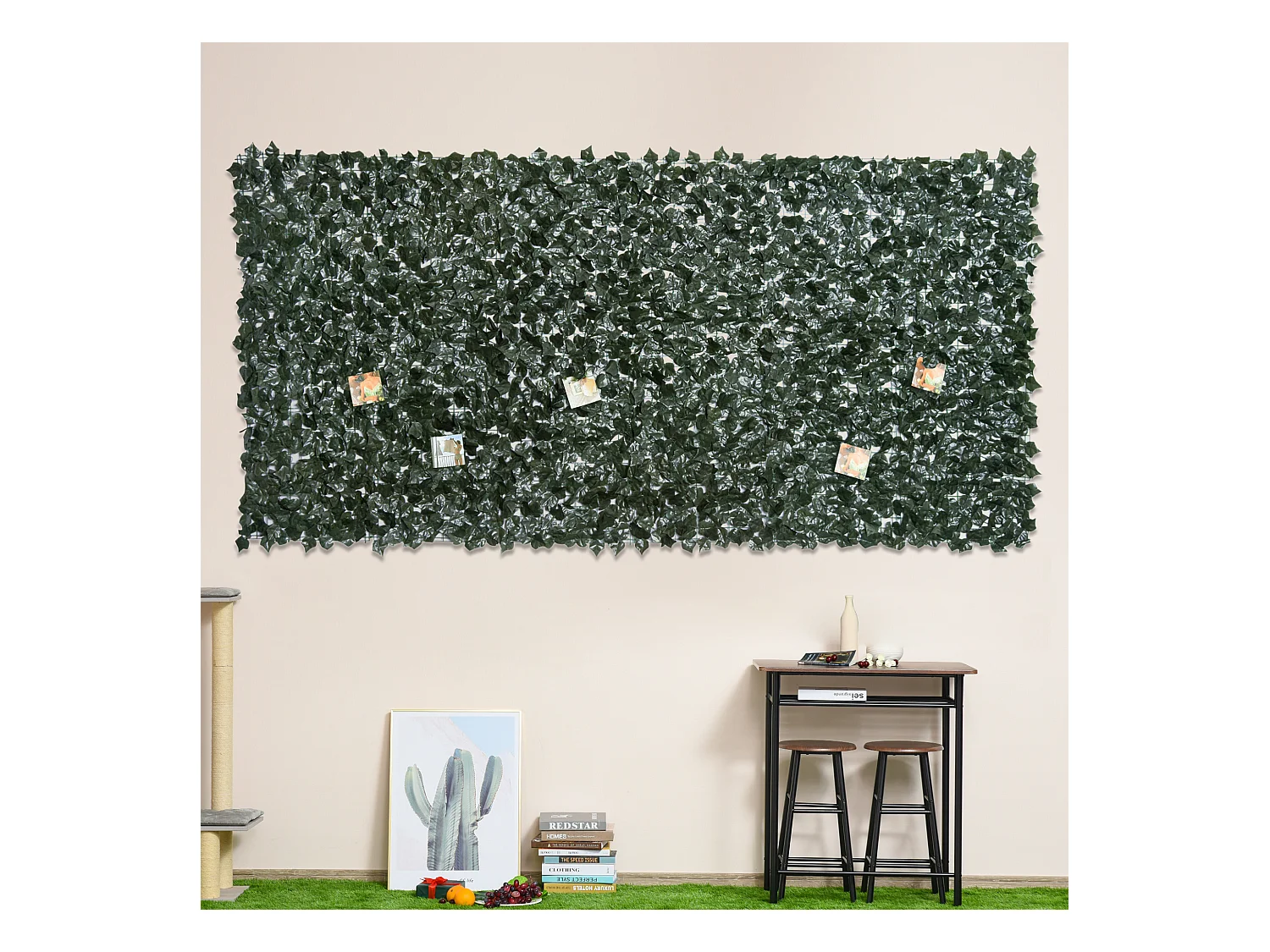 Artificial en rollo verde 300x150 cm Outsunny