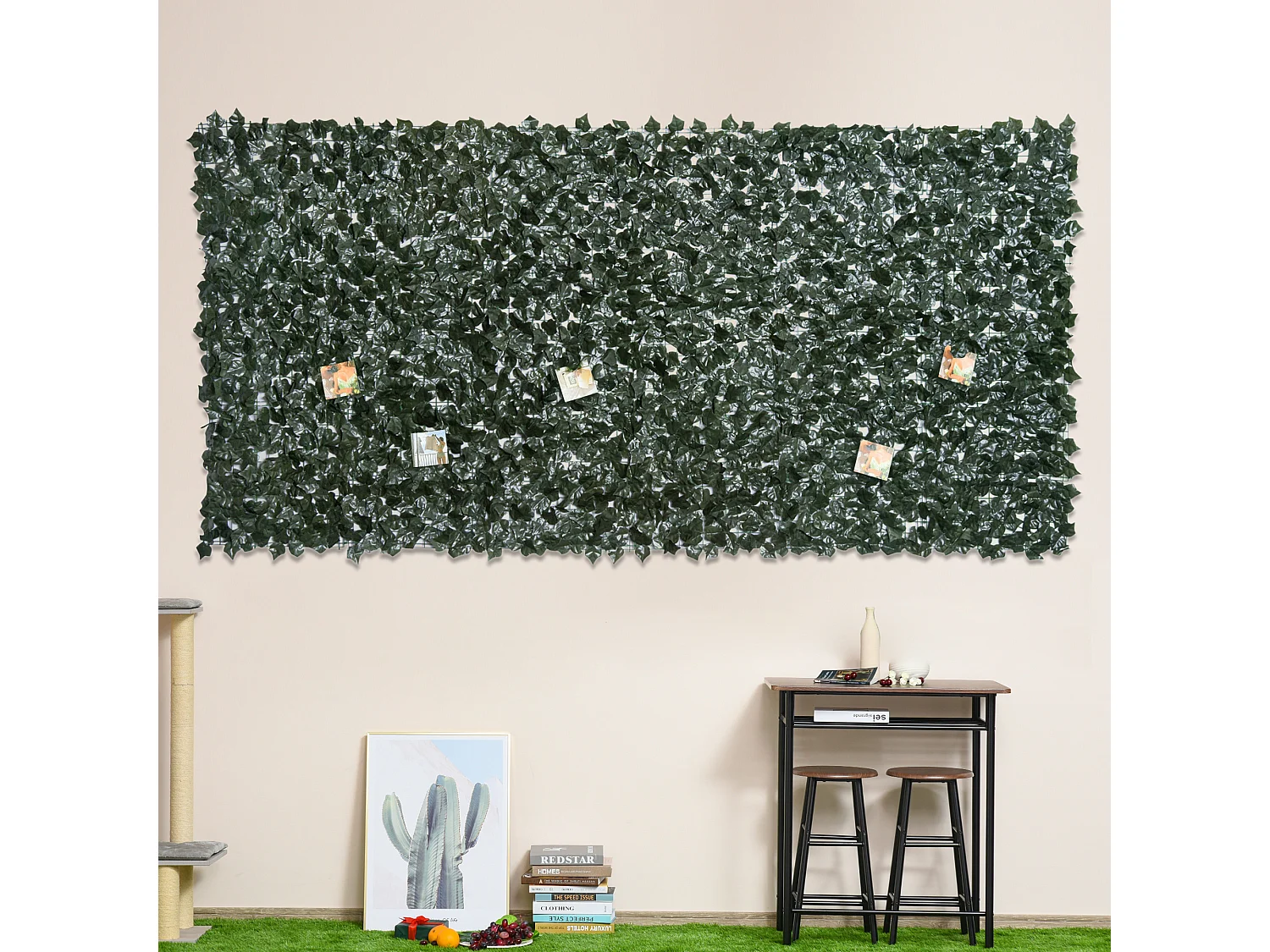 Artificial en rollo verde 300x150 cm Outsunny