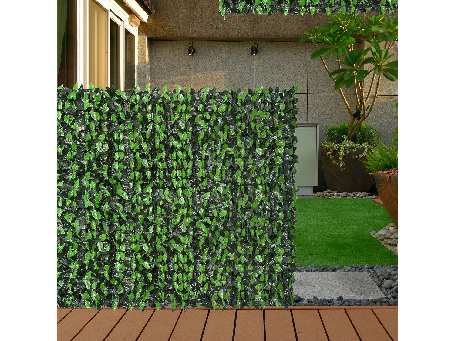 Artificial en rollo verde 300x100 cm Outsunny