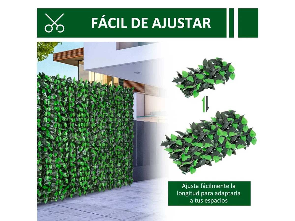 Artificial en rollo verde 300x100 cm Outsunny