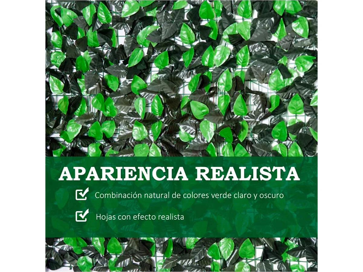 Artificial en rollo verde 300x100 cm Outsunny