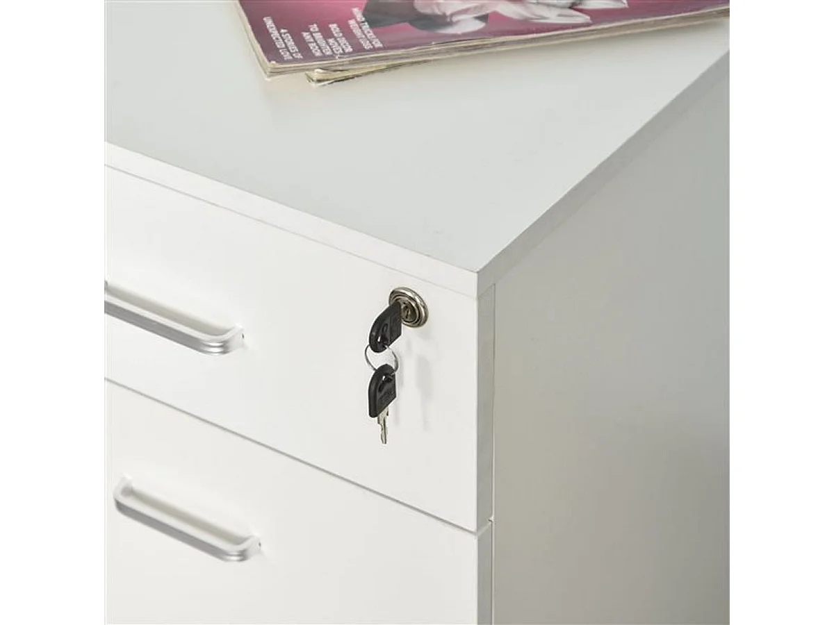 Armario de archivos blanco 40x49x58 cm Vinsetto