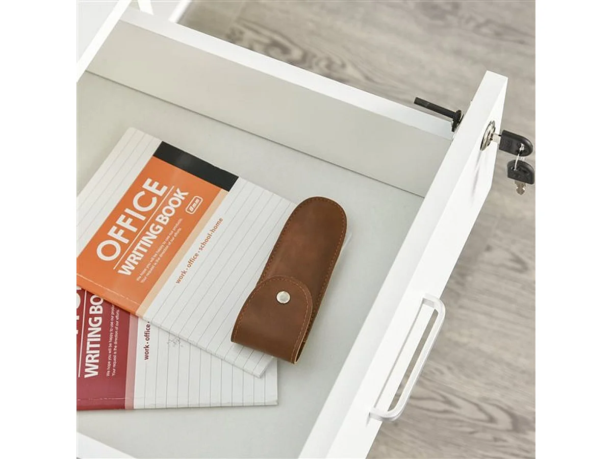 Armario de archivos blanco 40x49x58 cm Vinsetto