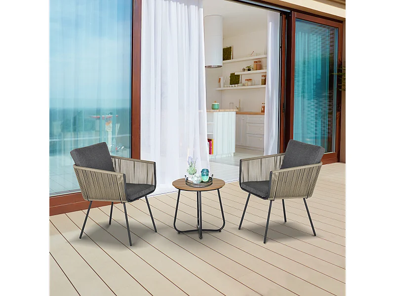 Conjunto de mueble multicolor 60x60x67 cm Outsunny