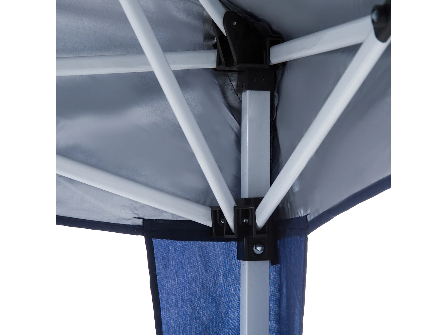 Carpa plegable azul 240x240x250 cm Outsunny