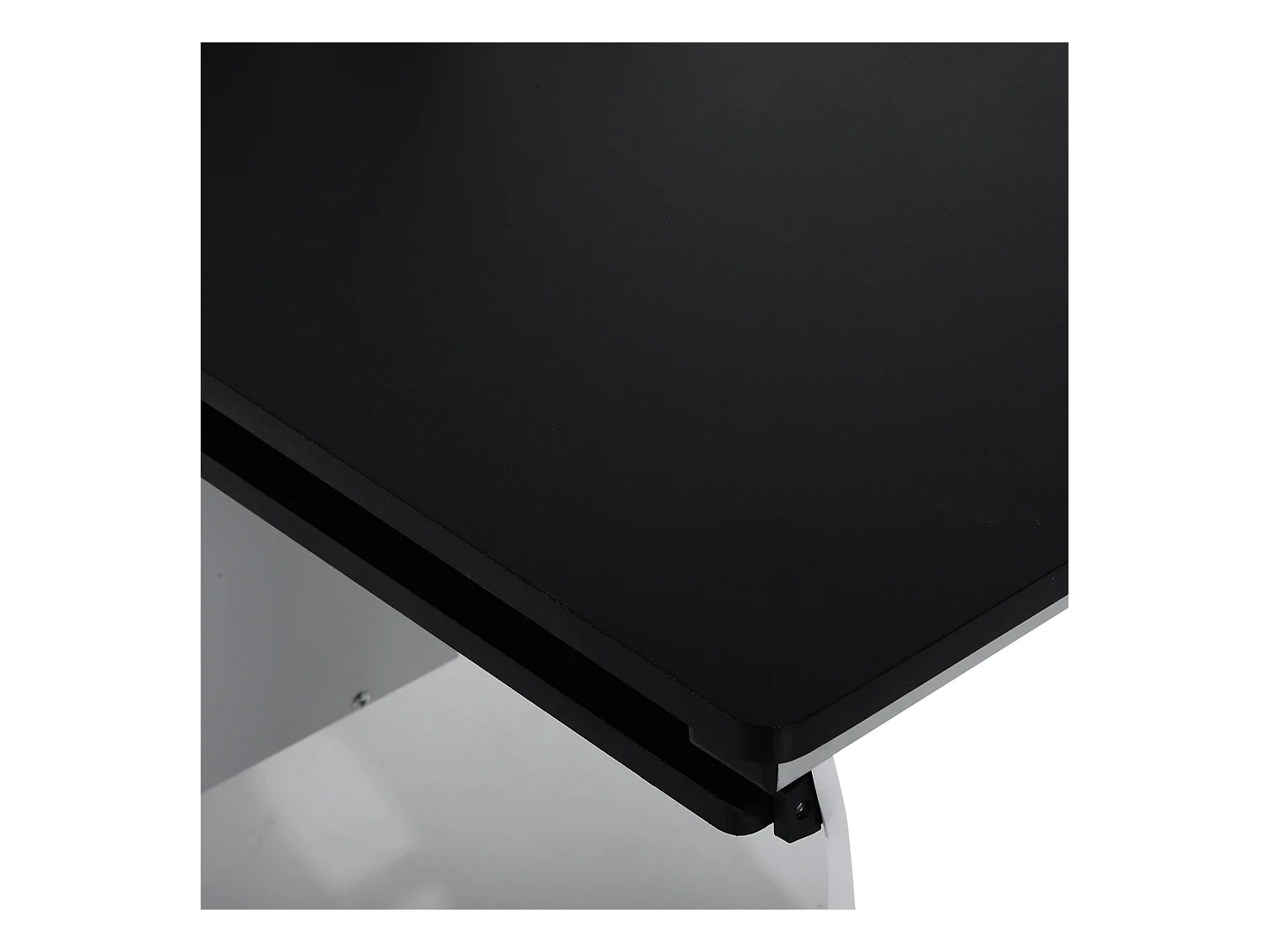 Mesa de ordenador negro y plata 100x52x75cm HOMCOM