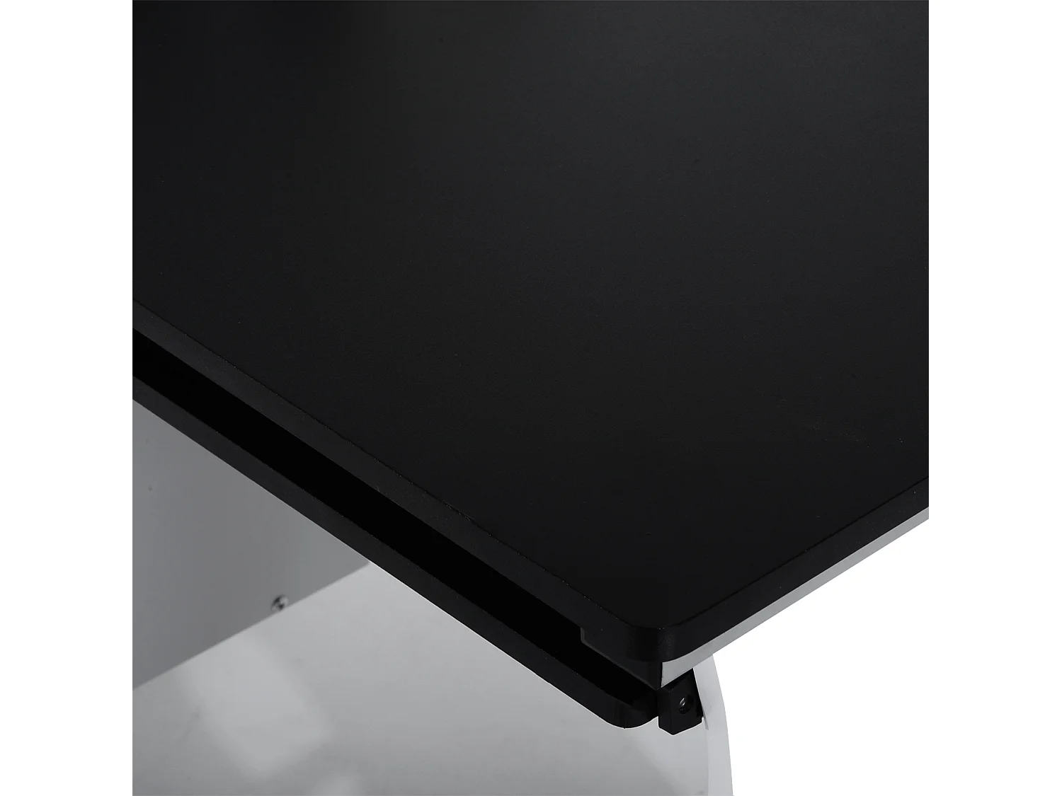 Mesa de ordenador negro y plata 100x52x75cm HOMCOM