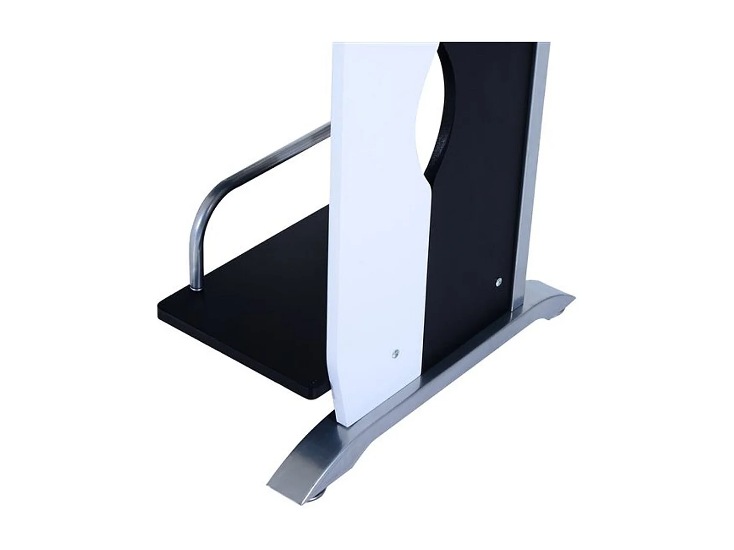 Mesa de ordenador negro y plata 100x52x75cm HOMCOM