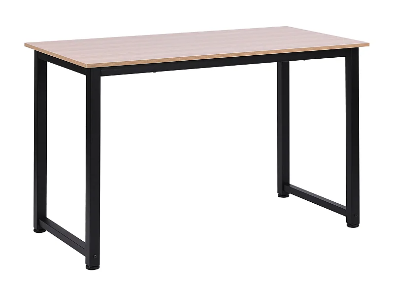 Mesa de ordenador roble 120x60x76 cm HOMCOM