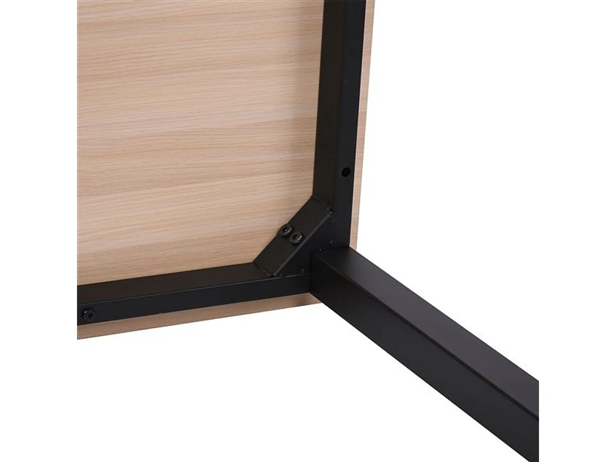 Mesa de ordenador roble 120x60x76 cm HOMCOM