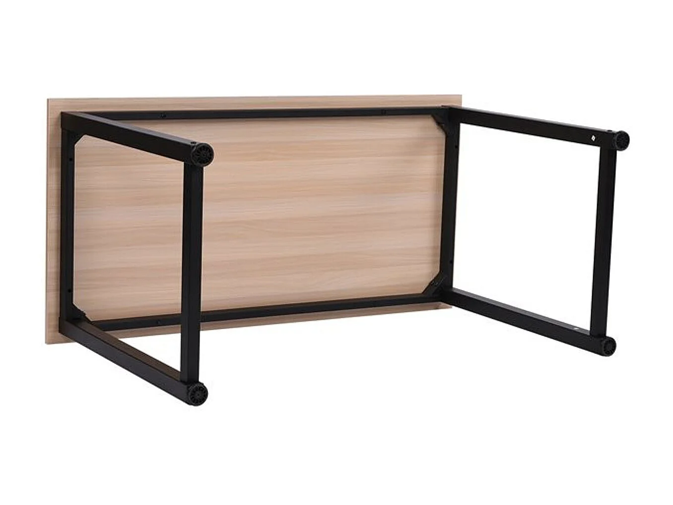 Mesa de ordenador roble 120x60x76 cm HOMCOM