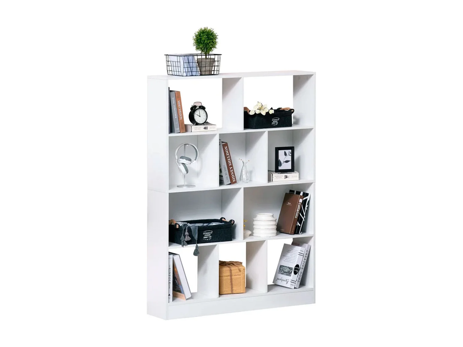 Estantería modular blanco 100x23.8x140 cm HOMCOM