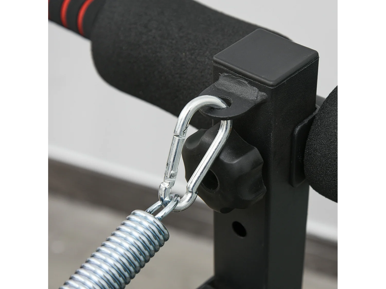 Banco de sentadillas negro 51x137x66 cm HOMCOM