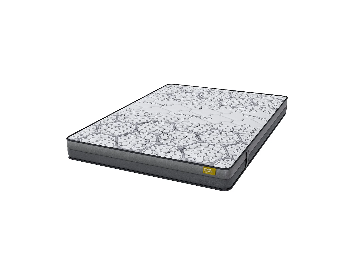 Matelas en mousse à mémoire de forme Grafeno Smart Hero 80x190 16 cm Double Face Indépendance des Lits Fermeté Haute Dream Confort