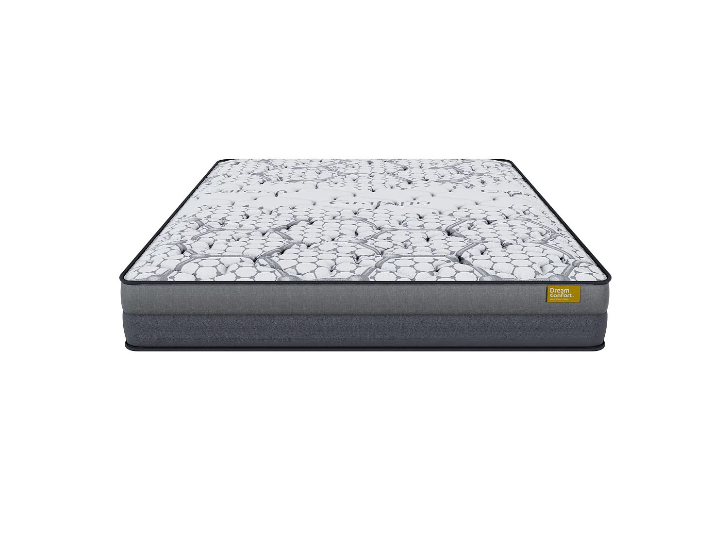 Matelas en mousse à mémoire de forme Grafeno Cloud Elegance 200x200 22 cm Double Face Indépendance des Lits Fermeté Haute Dream Confort