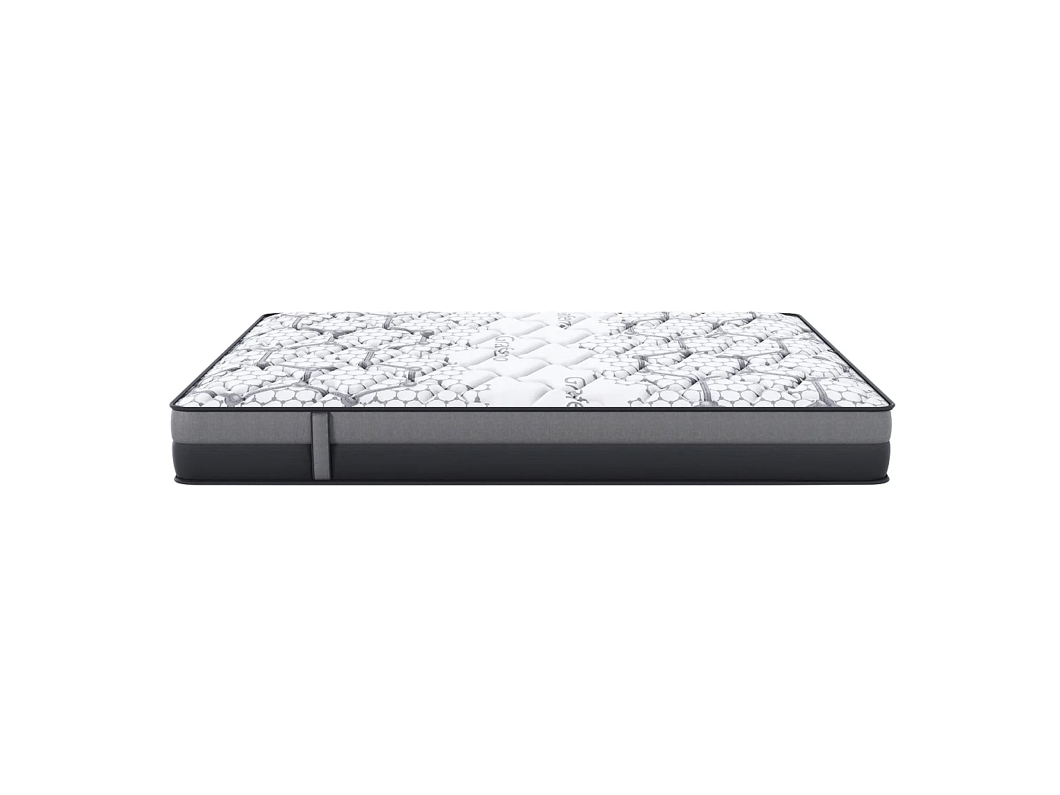 Matelas en mousse à mémoire de forme Grafeno Cloud Elegance 200x200 22 cm Double Face Indépendance des Lits Fermeté Haute Dream Confort