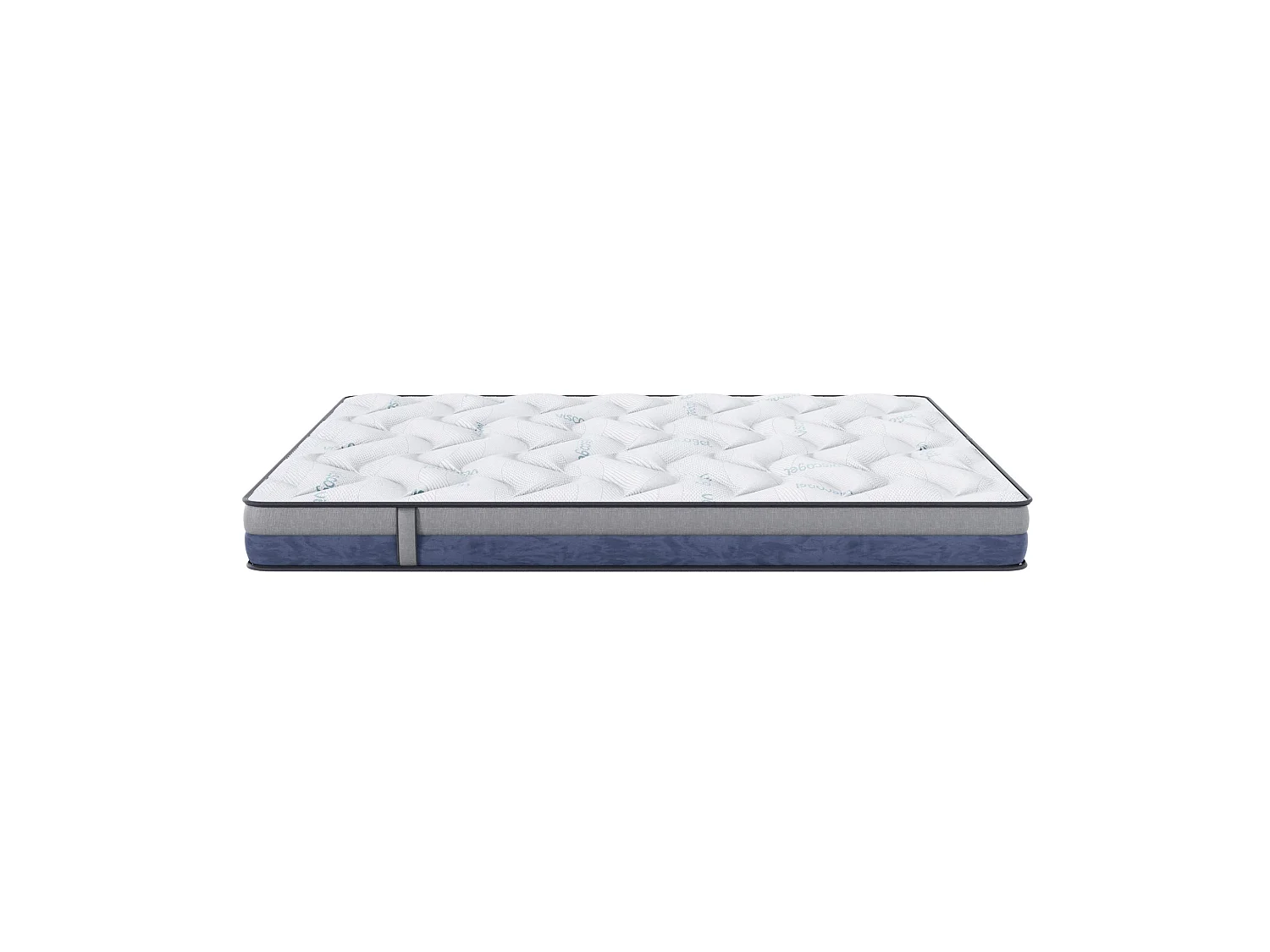 Matelas en mousse à mémoire de forme Gel Smart Resilence 150x200 16 cm Double Face Indépendance des Lits Fermeté Haute Dream Confort