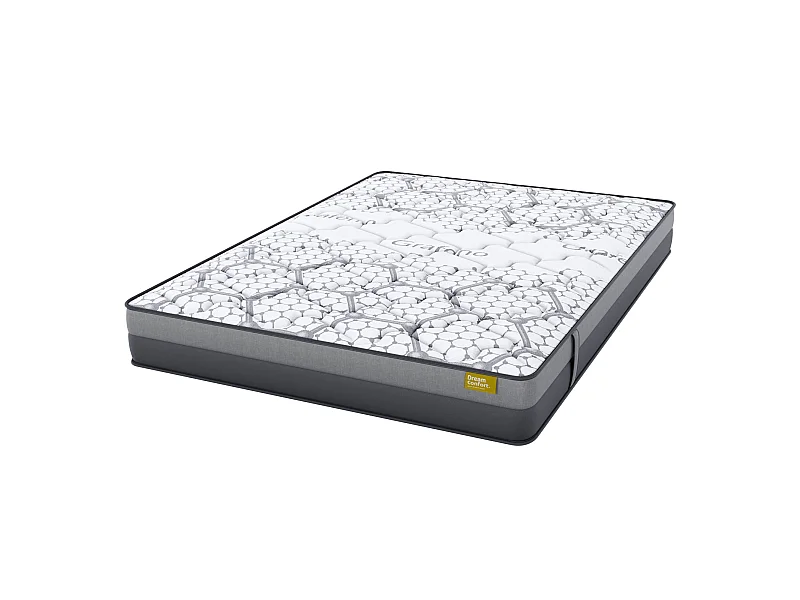 Matelas en mousse à mémoire de forme Grafeno Cloud Elegance 90x180 22 cm Double Face Indépendance des Lits Fermeté Haute Dream Confort