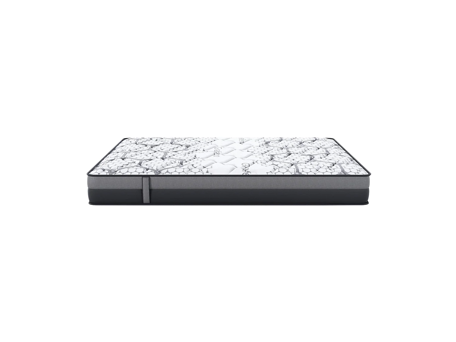 Matelas en mousse à mémoire de forme Grafeno Cloud Elegance 90x180 22 cm Double Face Indépendance des Lits Fermeté Haute Dream Confort