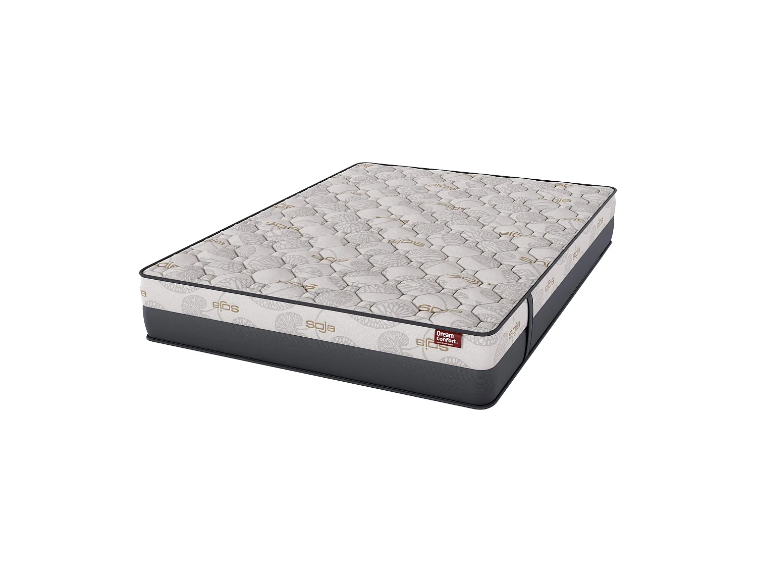 Matelas en mousse à mémoire de forme Soja Excellence Nature 105x200 28 cm Double Face Indépendance des Lits Fermeté Haute Dream Confort